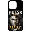 Guess Who I Really Am Hidden Identity Gr Custodia per iPhone 15 Pro Max Maglietta estetica scura vintage con maschera Guess Who I Really Am