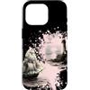 Leuchtturm und Meer Motive Anker Custodia per iPhone 16 Pro Barca a vela nautica con faro vintage