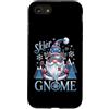 Festive Alpine Holiday Christmas Cheer Custodia per iPhone SE (2020) / 7/8 Gnomo Natale fiocco di neve magico