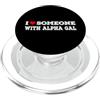 Alpha-Gal Tick Awareness Amo Qualcuno Con Alpha Gal Supporto PopSockets PopGrip per MagSafe
