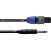Cordial - Cavo Speaker 1,5 m Speakon a Jack 6,3 mm, 2,5 mm², Connettori Neutrik (CPL 1.5 LP 25)
