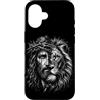 Studio Tipografico Forza Divina Custodia per iPhone 16 Maglietta Gesù Leone Fede Design Cristiano