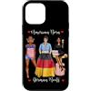 Darling Dogz Custodia per iPhone 12 mini Americano Nato Tedesco Radici Nero Da Donna Africano