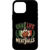 Italian Chef Food Lover Gifts Custodia per iPhone 16 Pro Max Italiano Chef Grab Life Polpette Italia