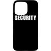 SECURITY Sicherheitsdienst Bekleidung Mi Custodia per iPhone 15 Pro Max Stampa su fronte e retro di Security Security Guard Service