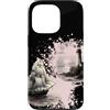 Leuchtturm und Meer Motive Anker Custodia per iPhone 13 Pro Barca a vela nautica con faro vintage