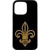 Club Fleur-De-Lys Custodia per iPhone 15 Pro Max Ornato corda Fleur-de-Lis emblema con classico volute