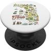 Happy Destiny Florida FL USA Mappe Icone, città PopSockets PopGrip Adesivo