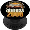 Jahrgang 2000 26. Geburtstag Awesome Grande da agosto 2000 26° compleanno frase 26 anni PopSockets PopGrip Adesivo
