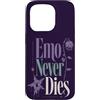 Emo Never Was a Phase Custodia per iPhone 15 Pro Pastel Gothic Emo Never Dies Rose Citazione Mood