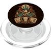 Retro Cowboy Pool Table Desert Western A Vintage Western Revival Cowboy Biliardo Country Graphic PopSockets PopGrip per MagSafe