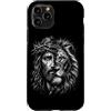 Studio Tipografico Forza Divina Custodia per iPhone 11 Pro Maglietta Gesù Leone Fede Design Cristiano