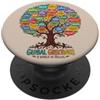 World Greetings Language Global Tree Uni Saluti Mondiali Lingua Global Tree Unity Diverso Dire Ciao PopSockets PopGrip Adesivo