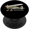 Cimeli dell'aviazione della Seconda Guer Schema del caccia biplano italiano CR.42 Falco PopSockets PopGrip Adesivo