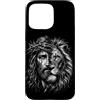 Studio Tipografico Forza Divina Custodia per iPhone 15 Pro Max Maglietta Gesù Leone Fede Design Cristiano
