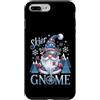 Festive Alpine Holiday Christmas Cheer Custodia per iPhone 7 Plus/8 Plus Gnomo Natale fiocco di neve magico
