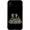 Jimbeels Custodia per iPhone XS Max QUIET CHAIN CREW Bicicletta Cura della Catena Officina