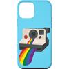 LGBT Gay Pride Designs Photographer or V Custodia per iPhone 12 mini Vintage Istant-Camera Arcobaleno Lingua LGBT Gay Pride-Flag