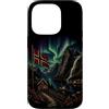 Norge Scandinavian Travel Souvenir Custodia per iPhone 14 Pro Norvegia Aurora boreale Paesaggio dei fiordi Norvegese Uomini Donne