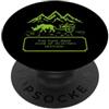 Gamer Retro Death Screen For Programmer Divertente dire che sei morto lattuga diarrea PopSockets PopGrip Adesivo