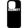 SECURITY Sicherheitsdienst Bekleidung Mi Custodia per iPhone 15 Pro Stampa su fronte e retro di Security Security Guard Service