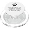 Hi Doggy La parte migliore della giornata è tornare a casa a una coda scodinzolante PopSockets PopGrip per MagSafe