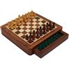 Italfama Set Scacchi Da Viaggio Magnetico In Legno Con Cassetto 19.5cm