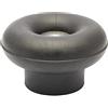WAGNER Fermaporta a pavimento e muro da avvitare OUTDOOR PULSANTE - Diametro Ø 50 x 30 mm I Fermaporta di design in gomma piena con vite in acciaio inossidabile per esterni - 15520111