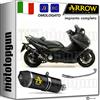 Arrow Special Parts scarico completo omo open nero c tech arrow per yamaha tmax t-max 530 2013 13