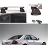 G3 BARRE PORTATUTTO ALLUMINIO PER MERCEDES CLASSE E W211 ANNO 2008 OMOLOGATE 4 SERR