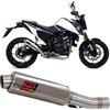 arrow gp gun scarico omologato ece gp gun arrow inox ktm duke 690 2016 16 2017 17 2018 18