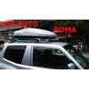 menabo g3 BOX BAULE AUTO PORTATUTTO ABSOLUTE 400+BARRE MITSUBISHI PAJERO SPORT ANNO 2005