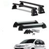 menabo g3 BARRE PORTATUTTO ACCIAIO FIAT PANDA NO RAILS ANNO 2017+PORTASCI 4 PAIA ALLUMINIO