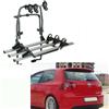 MENABO PORTABICI POSTERIORE STAND UP 3 BINARI PER VOLKSWAGEN GOLF V ANNO 2007 3 BICI