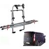 MENABO Portabici Posteriore 2 Binari per Ford Tourneo Custom anno 2013 2 Bici Uomo Donn