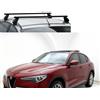menabo g3 BARRE PORTATUTTO ALFA ROMEO STELVIO ANNO 2023 CON TETTO APRIBILE OMOLOGATE