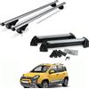 Mercedes-Benz BARRE PORTATUTTO ALLUMINIO PANDA CROSS 2017 CON RAIL+PORTASCI 4 PAIA ALLUMINIO