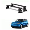 MENABO Barre Portatutto Acciaio per Kia Soul anno 2012 No Rails Omologate Tuv Gs