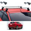 AFS MOTO AUTO BARRE PORTATUTTO ALLUMINIO PER JAGUAR E-PACE NO RAILS ANNO 2019 CON 4 SERRATURE