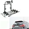 MENABO PORTABICI POSTERIORE STAND UP 3 BINARI PER BMW X5 F15 ANNO 2014 BICI UOMO DONNA