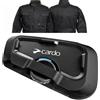 cardo FRC4X003 Cardo Singolo Interfono Bluetooth 4 piloti 1.2 Km + Giacca Taslan