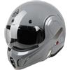 Bayard Casco modulare Bayard XP-77 Phoenix Grigio Lucido Doppia Visiera Mis. 53 54