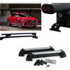 Mercedes-Benz BARRE PORTATUTTO ACCIAIO AUDI RS Q3 2017 RAILS CHIUSI+PORTASCI 4 PAIA 2 SERRATUR