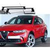 g3 menabo Barre Portatutto Acciaio per Alfa Romeo Tonale con Tetto Apribile anno 2022