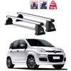 MENABO BARRE PORTATUTTO ALLUMINIO FIAT PANDA ANNO 2017 NO RAILS OMOLOGATE TUV GS