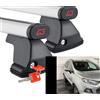 G3 BARRE PORTATUTTO ALLUMINIO FORD ECOSPORT ANNO 2016 CON RAILS 4 SERRA