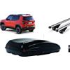 G3 BOX AUTO PORTAPASSEGGINI G3 HELIOS 480 NERO+BARRE ALLUMINIO JEEP RENEGADE 2019