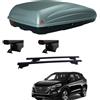 Mercedes-Benz BOX AUTO PORTASCI G3 KRONO 400+BARRE PORTATUTTO G3 HYUNDAI TUCSON 2018 RAILS