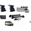MENABO BARRE PORTATUTTO PEUGEOT EXPERT ANNO 2007+PORTASCI 4 PAIA ALLUMINIO 2 SERRATURE