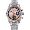 Sugess S465.SS.S Chrono Heritage Fashion Cronografo Meccanico Orologio Uomo Acciaio Gabbiano 1963
